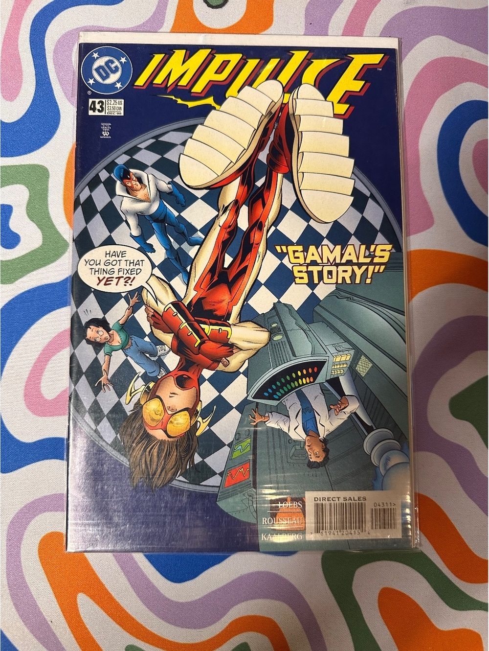Impulse Gammals Story comic book